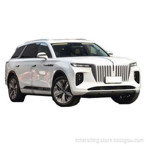 العلم الفاخر SUV Hongqi EHS9 4 Weel Electric Car New Energy Motent 7 مقعد سريع طويل المدى